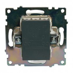 Переключатель перекрестный одноклавишный без рамки Stekker Катрин 49176