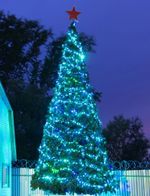 Уличная гирлянда "Цветной Каскад GT" 24В - для елок от 3 до 12 м