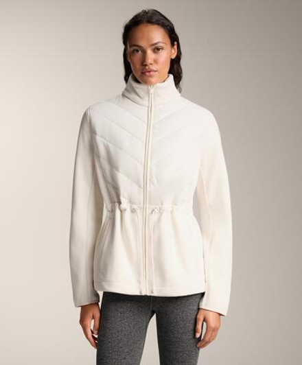 Oysho Утепленная куртка FELLEX® AEROGEL с регулируемой талией, экрю