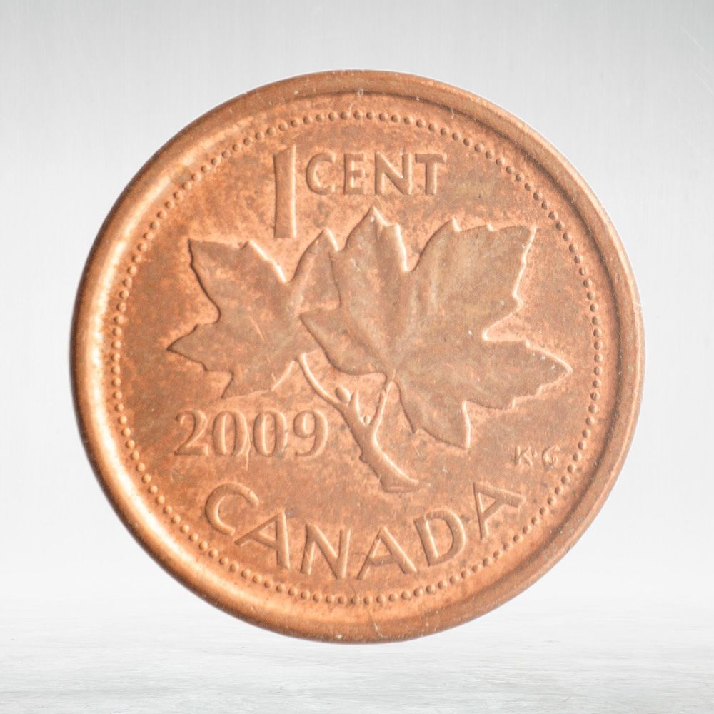 Canada, 1 Cent, 2009 – Elizabeth II (Fourth Portrait), AU