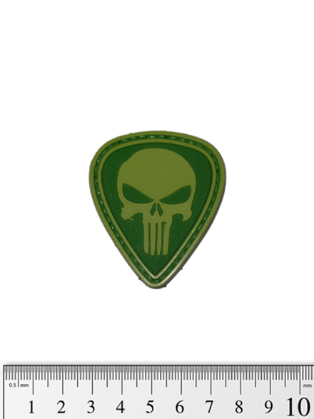 Шеврон Punisher Diamond PVC. Олива