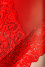 Боди Candy Girl Paris красный XL