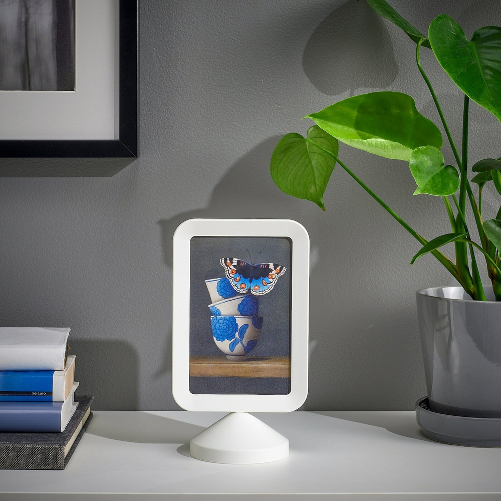 IKEA FIKONTRÄD  (ИКЕА ФИКОНТРÄД)  -  Рамка, белая, 10x15 см