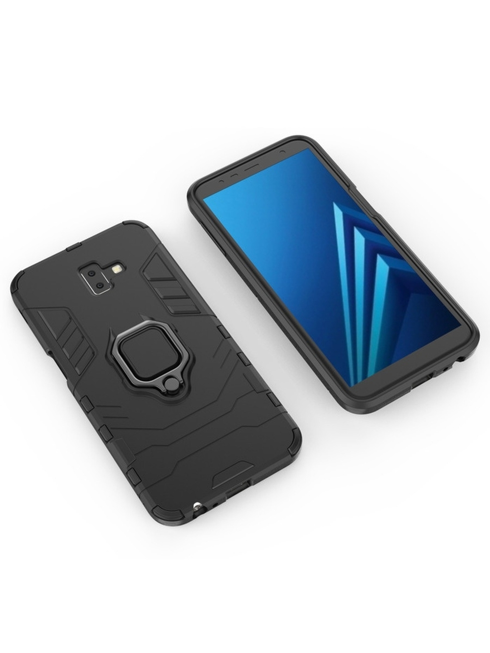 Противоударный чехол с кольцом Panther Case для Samsung Galaxy J6+