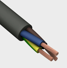 Провод ПВС 3х4 ГОСТ (100м), черный TDM SQ0118-0381