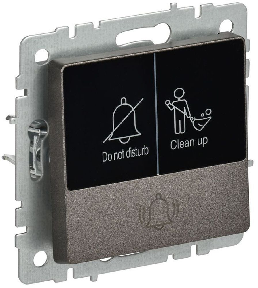 Кнопка звонка BRITE 10А ВС10-1-9-БрТБ для отелей с индик. механизм бронза IEK BR-V14-2-10-K45