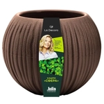 Кашпо Сфера (1,7 л.) Цв. Темно-коричневый (Арт. КШ-9625)