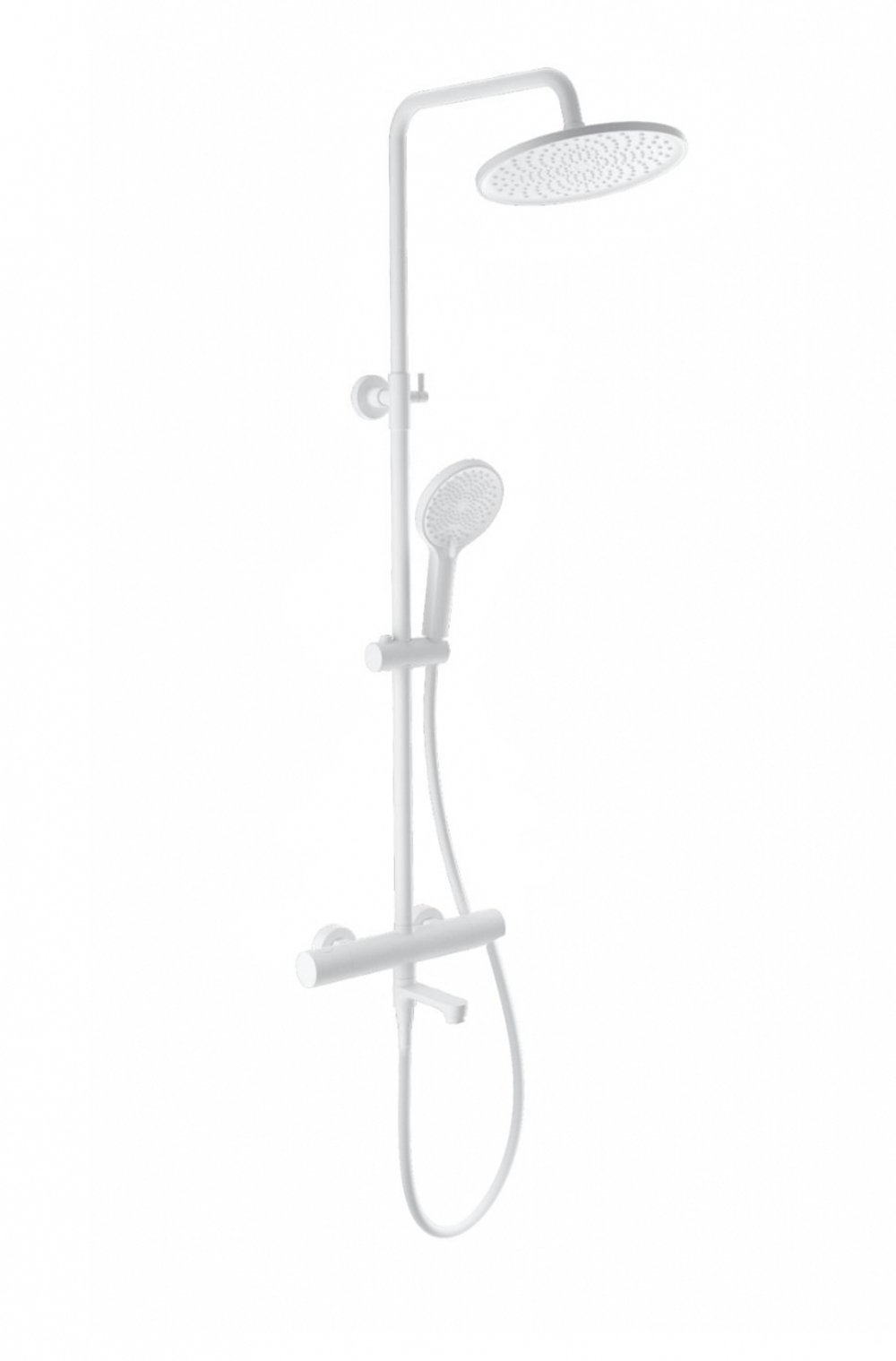 Душевая система с термостатом WONZON & WOGHAND, Белый матовый (WW-B3069-MW)