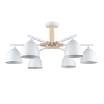 8095/6C MODERNI LN26 340 белый/белый металл, дерево/металл Люстра потолочная Е27 6*60W 220V COLANGE