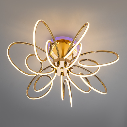 Citilux SALMA SMART CL224A172 RGB LED Умная люстра Золото