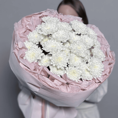 Букет из 5 кустовых хризантем