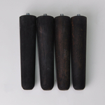 Комплект дубовых ножек и подвесов к серии Эдгар, черный дуб