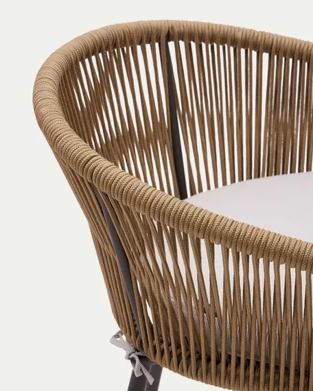 Полубарный стул Yanet бежевый