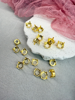 Оправа #4470 Cushion 8 мм Золото