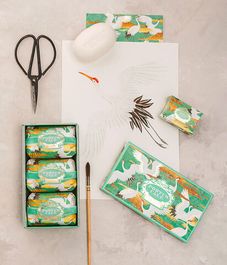 Белый журавль, набор мыла White Crane, Castelbel Porto