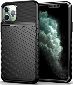Чехол для iPhone 11 Pro Max цвет Black (черный), серия Onyx от Caseport