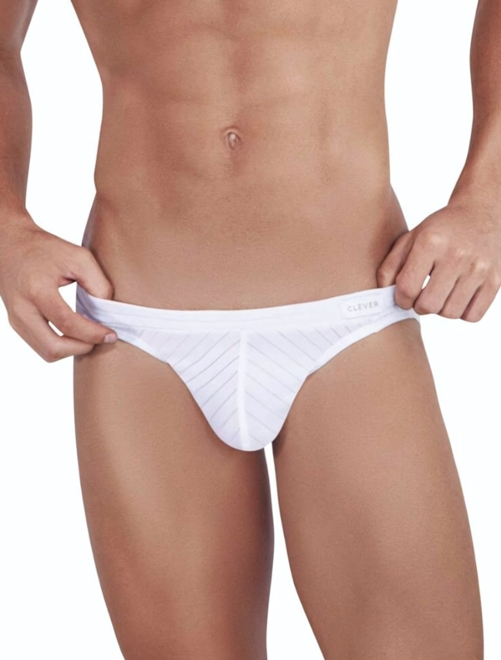 Белые мужские трусы-брифы Sainted Brief (Размер: M) (Цвет: белый)