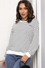 Джемпер Вечность (айвори/полоска) Б14096-20М LT Collection