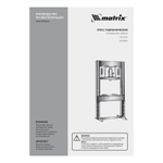 Пресс гидравлический, 12 т, 1360 х 500 х 510 мм. (комплект из 2 частей) Matrix