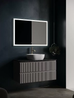 Тумба с раковиной Sancos SNOB R 100 со столешницей, Doha Soft