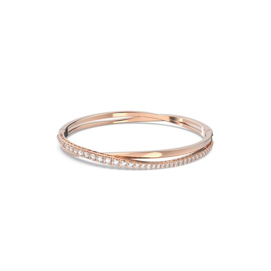 TWIST:BANGLE WHITE/ROS