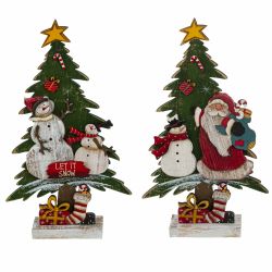 GAEM Фигурка декоративная "Ёлка",L18 W5 H31 см, 2в.