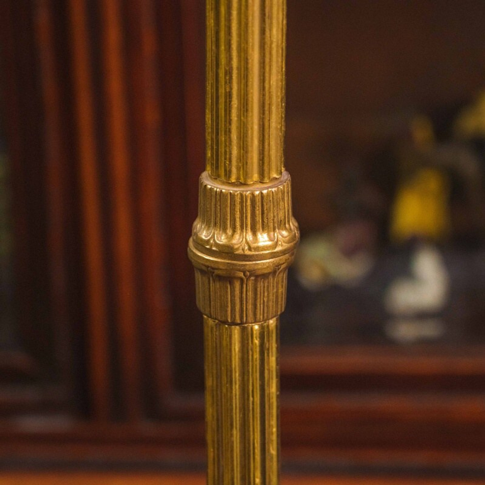 Винтажная напольная вешалка из бронзы