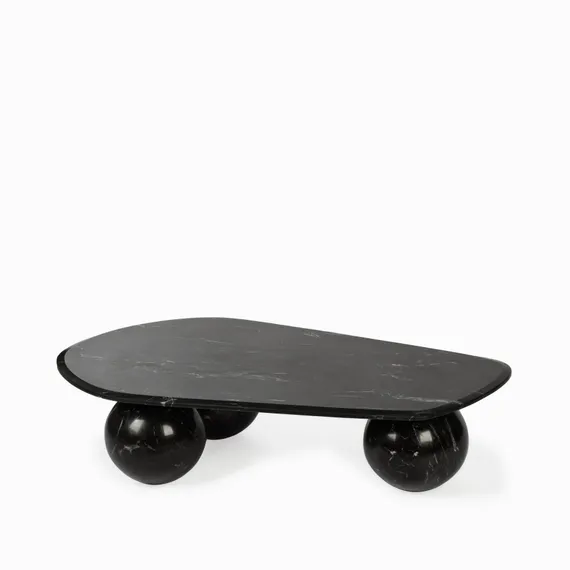 Кофейный стол Peregrine 120х60 см, черный индийский мрамор
