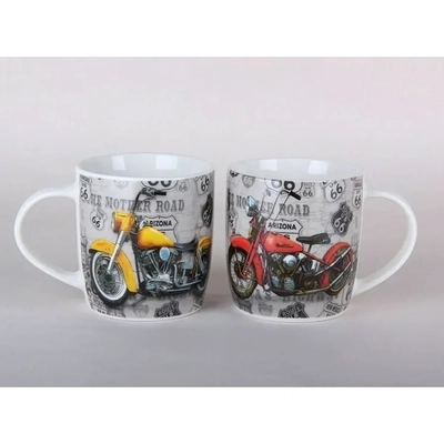 Кружка 350 мл Трасса 66 Мотоцикл (2диз)