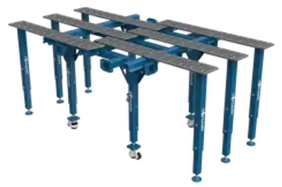 Модульный сварочный стол GPPH двойной раскладной 2670x4000 мм