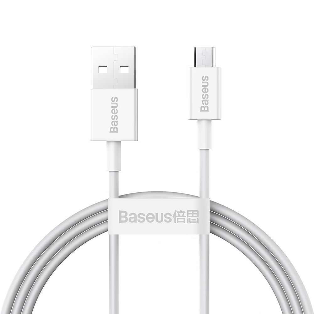 Micro-USB Кабель Baseus Superior Series Fast Charging Data Cable USB to Micro 2A 1m - White