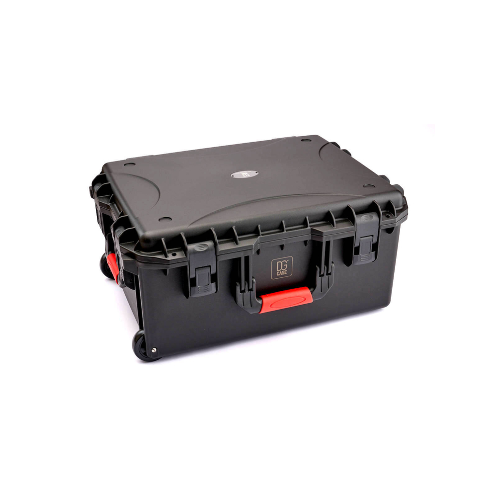 KING SIZE | Большой ударопрочный кейс с выдвижной ручкой и колесами DGCASE@60-10 | Внутр. размеры 540*400*245мм