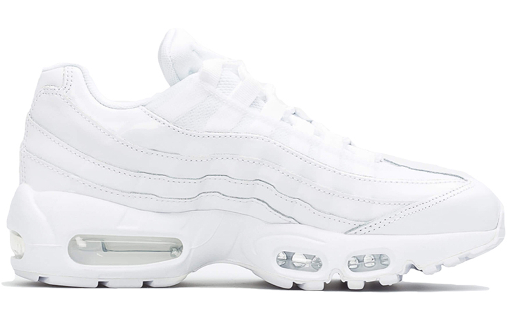 Кроссовки Nike Air Max 95 Triple White (Женская размерная сетка)