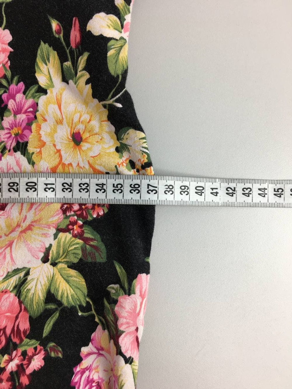 Юбка с цветочным принтом 40 размер