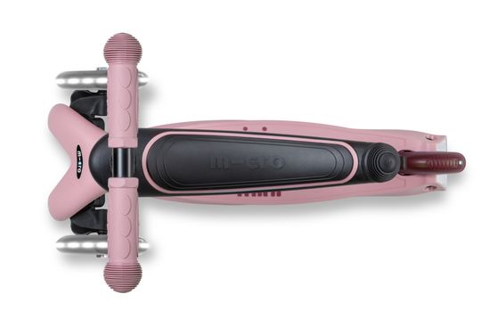 Самокат-качалка Mini Micro Deluxe Rock & Go LED, пудрово-розовый