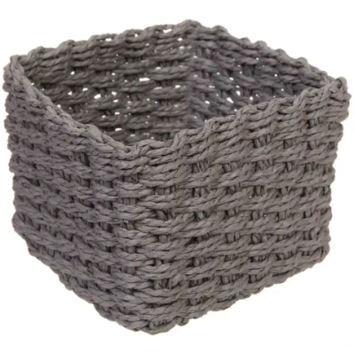 Корзинки интерьерные для хранения 3шт в наборе «ФРАТТО», цвет серый, 13*10/17*12/20*14см (лейбл)