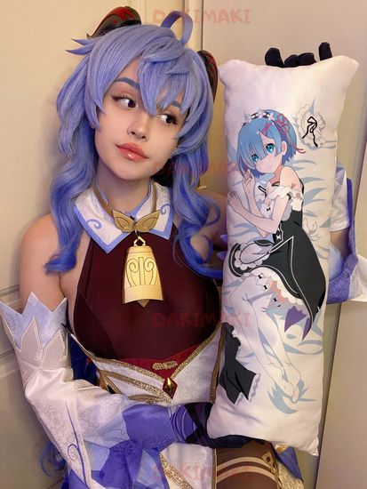 Мини дакимакура Рам и Рем из Re:Zero. Жизнь с нуля в альтернативном мире арт. M0150, 60х20 см