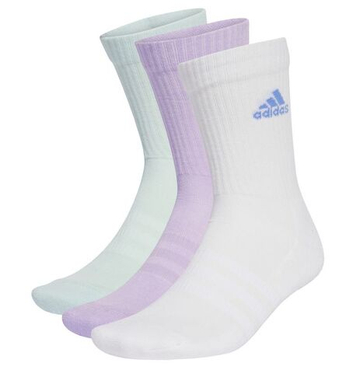 Теннисные носки Adidas Cushioned Crew 3P - пудровый сливовый/белый/ореол мяты