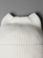 Шапка для девочки на осень с ушками