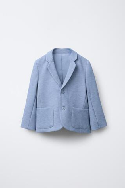 ZARA КОСТЮМНЫЙ БЛЕЙЗЕР КОМФОРТНОЙ ПОСАДКИ, СИНИЙ