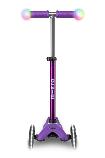 Самокат Mini Micro Deluxe Magic LED сиреневый