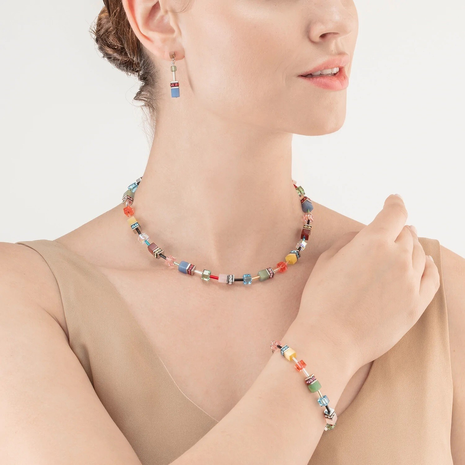 Серьги-пусеты Coeur de Lion Multicolour Delight 4905/21-1584