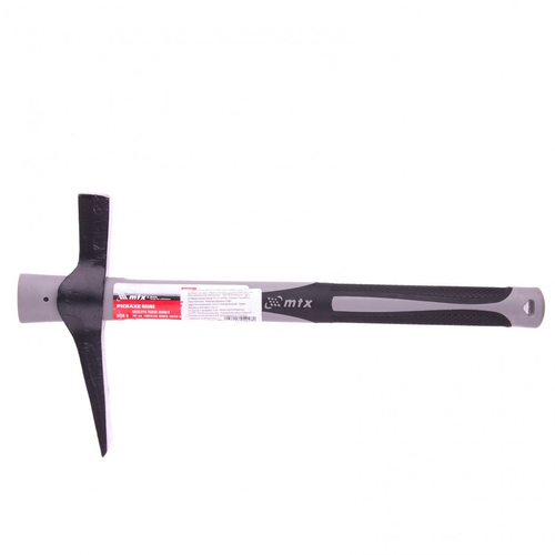 Кирка-молоток печника и каменщика 500 г, фибергласовая обрезиненная рукоятка 385 мм Matrix, 21824