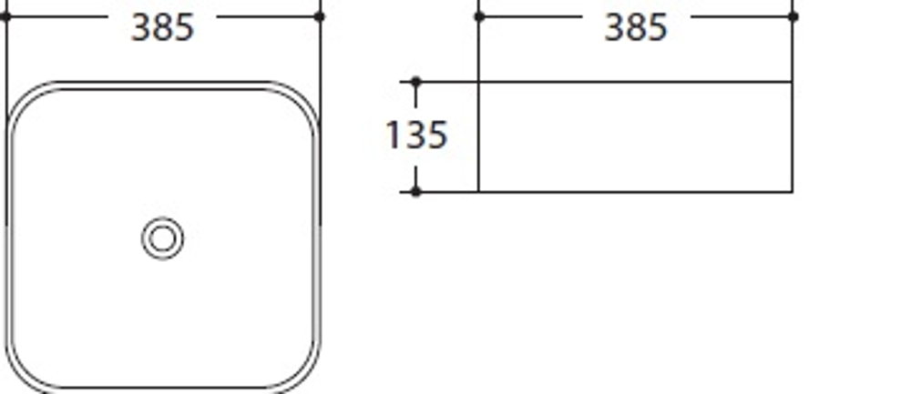 Раковина керамическая накладная Art&Max AM-78110-MB