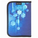 Пенал с наполнением BRAUBERG, 1 отделение, 1 откидная планка, 24 предмета, полиэстер, 21х14 см, "Robot", 270320