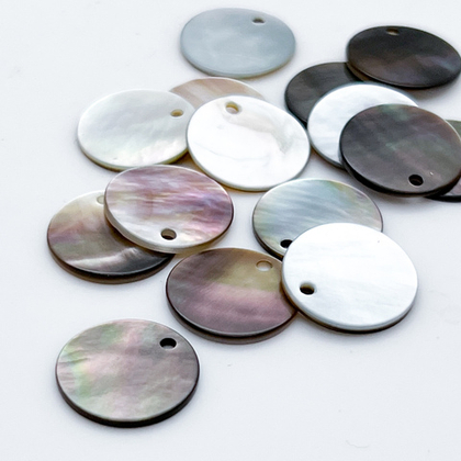 Перламутр, подвеска, размер около 15 мм, цена за 1 шт