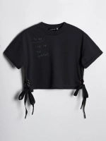 Костюм для девочки, футболка и кюлоты