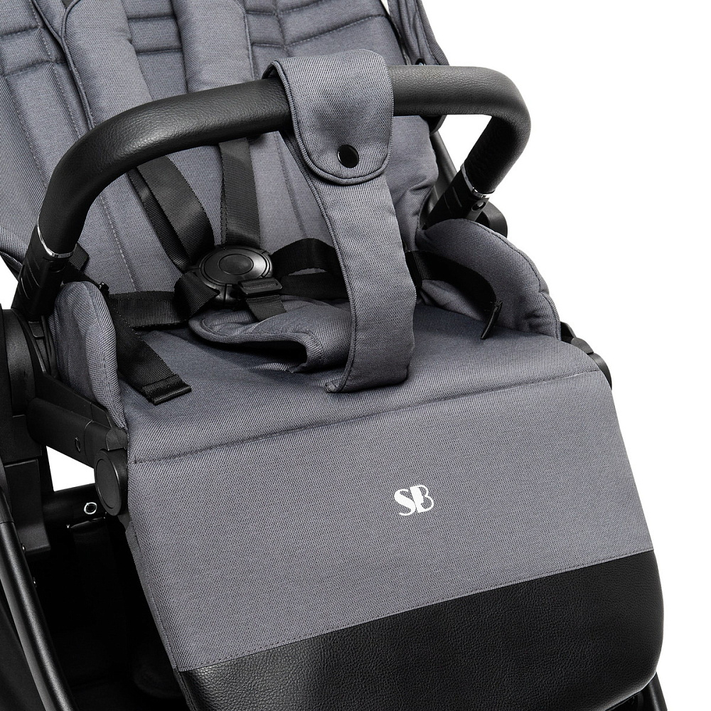 Коляска 3 в 1 Sweet Baby Stella + автокресло Premier Black Dark Grey