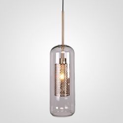 Подвесной светильник CATCH F cylinder brass D15