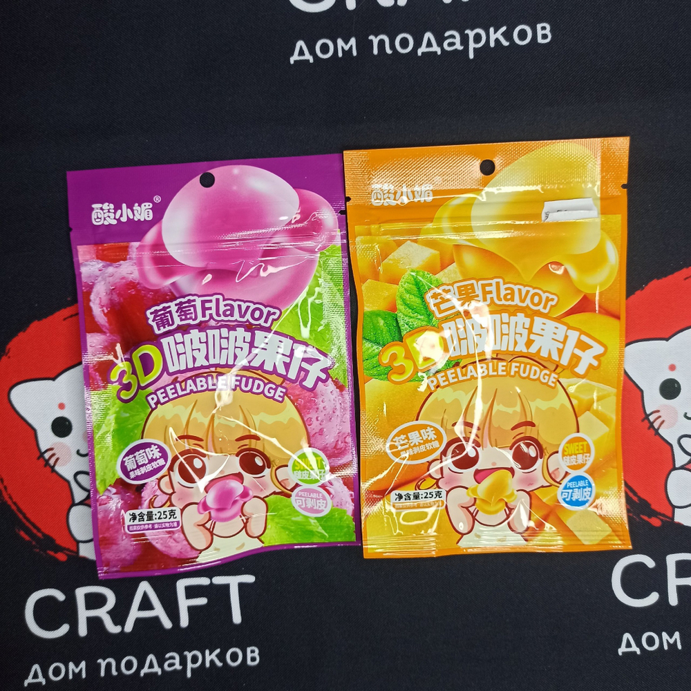 Мармелад Flavor Peelable Fudge АССОРТИ